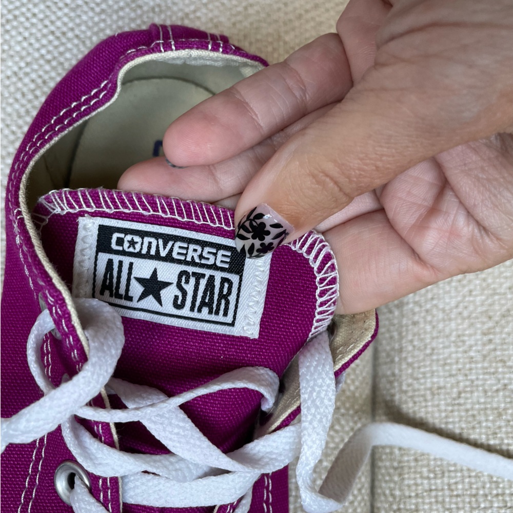 Converse Chuck Taylor All Star Sneakers, Pink Sapphire, 6 - Picture 9 of 10
